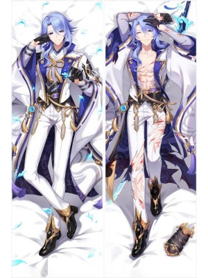 Genshin Impact Kamisato Ayato Anime Dakimakura Body Pillow Cover