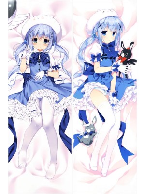 Is the Order a Rabbit? Kafuu Chino Anime Dakimakura Body Pillow Cover