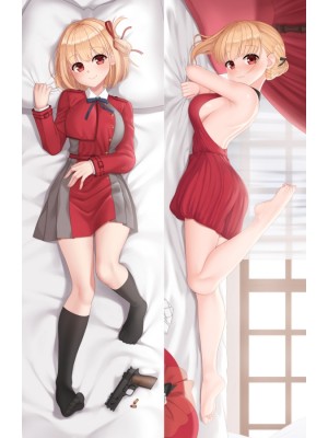 Lycoris Recoil Nishikigi Chisato Anime Dakimakura Body Pillow Cover