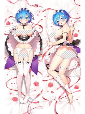 Re:Zero Rem Anime Dakimakura Body Pillow Cover