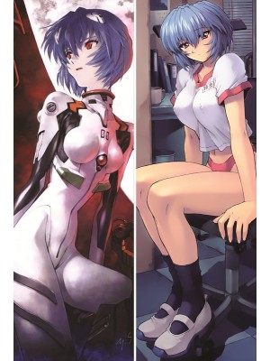 Neon Genesis Evangelion Rei Ayanami Anime Dakimakura Waifu Pillow Case 