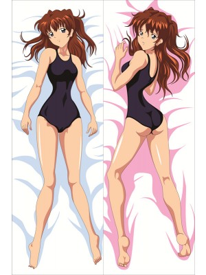 Neon Genesis Evangelion Asuka Langley Soryu Anime Dakimakura Waifu Pillow Case 