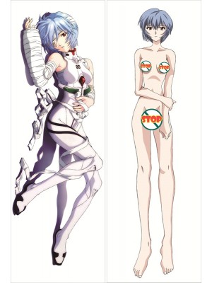 Neon Genesis Evangelion Rei Ayanami Anime Dakimakura Waifu Pillow Case 