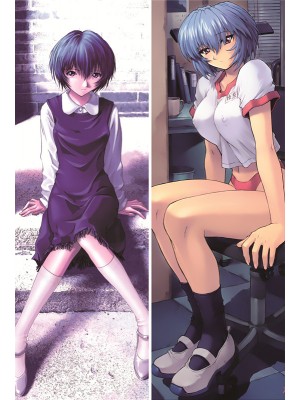 Neon Genesis Evangelion Rei Ayanami Anime Dakimakura Waifu Pillow Case 