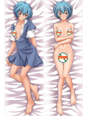 Neon Genesis Evangelion Rei Ayanami Anime Dakimakura Waifu Pillow Case 