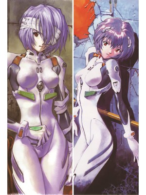 Neon Genesis Evangelion Rei Ayanami Anime Dakimakura Waifu Pillow Case 