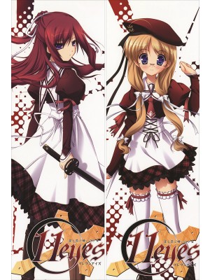 11Eyes Misuzu Kusakabe + Yukiko Hirohara Anime Dakimakura Waifu Pillow Case 