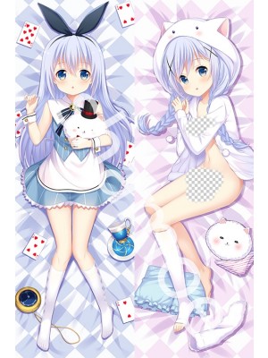 Is the Order a Rabbit? Kafuu Chino Anime Dakimakura Pillow Cover