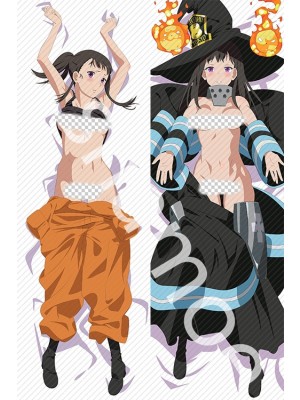 Fire Force Maki Oze Anime Dakimakura Pillow Cover