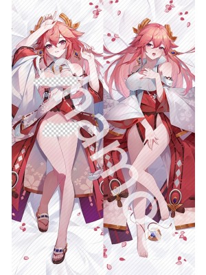 Genshin Impact Yae Miko Anime Dakimakura Pillow Cover
