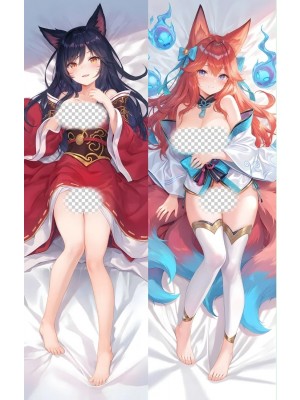 League of Legends LOL Ahri Anime Dakimakura Body Pillow Cover