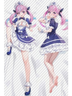Virtual Youtuber Minato Aqua Anime Dakimakura Body Pillow Cover