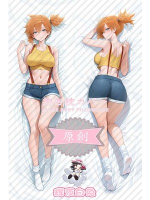 Pokémon Misty Anime Dakimakura Body Pillow Cover