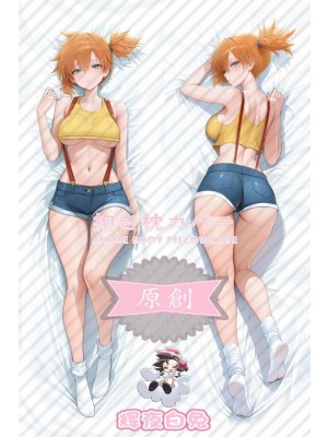 Pokémon Misty Anime Dakimakura Body Pillow Cover