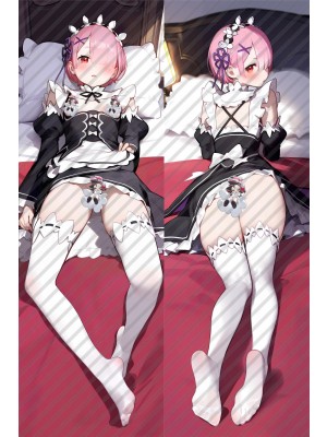 Re:Zero Ram Anime Dakimakura Body Pillow Cover