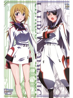 Infinite Stratos Charlotte Dunois + Laura Bodewig Anime Dakimakura Body Pillow Cover