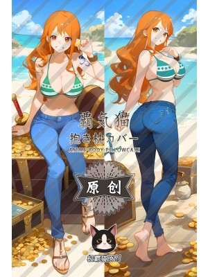 One Piece Nami Anime Dakimakura Body Pillow Cover