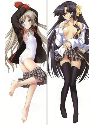 Little Busters! Yuiko Kurugaya + Kudryavka Noumi Anime Dakimakura Waifu Pillow Case 