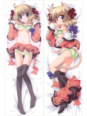 After happiness and extra hearts Utsumi Shizuna Anime Dakimakura Waifu Pillow Case 