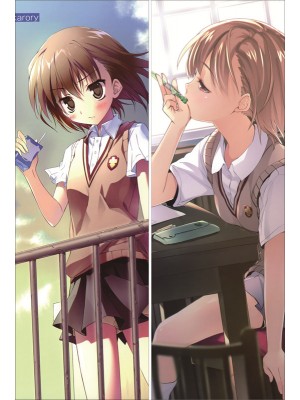 A Certain Magical Index Mikoto Misaka Anime Dakimakura Body Pillow Cover 