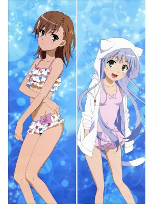 A Certain Magical Index Mikoto Misaka + Index Librorum Prohibitorum Anime Dakimakura Body Pillow Cover 
