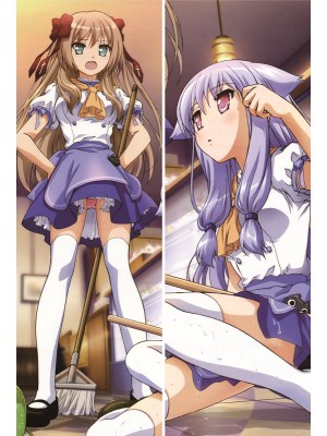 Mayoi Neko Overrun! Fumino Serizawa + Nozomi Kiriya Anime Dakimakura Body Pillow Cover 
