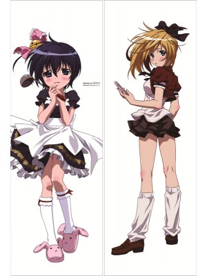 Samurai Harem: Asu no Yoichi Ayame Ikaruga + Kagome Ikaruga Anime Dakimakura Body Pillow Cover 