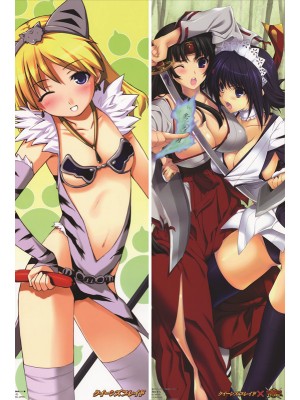 Queen's Blade Anime Dakimakura Body Pillow Cover 