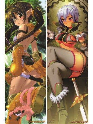 Queen's Blade Shizuka Anime Dakimakura Body Pillow Cover 