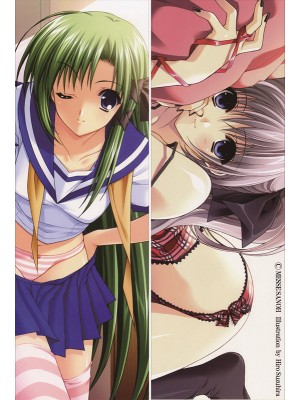 Shuffle! Asa Shigure Anime Dakimakura Body Pillow Cover 