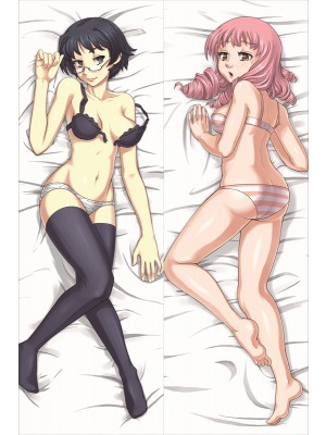 Katawa Shoujo Hakamichi Shizune + Mikado Shiina Anime Dakimakura Japanese Pillow Cover 