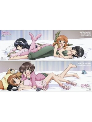 SM1094 Girls und Panzer---Mako Reizei + Saori Takebe +Hana Isuzu + Miho Nishizumi + Yukari Akiyama Anime Dakimakura Japanese Pillow Cover