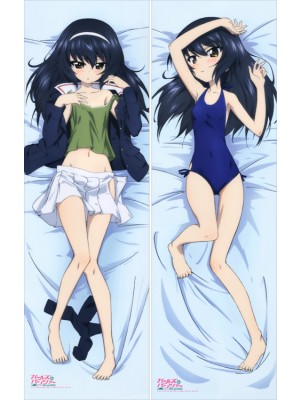 Girls und Panzer Mako Reizei Anime Dakimakura Japanese Pillow Cover 