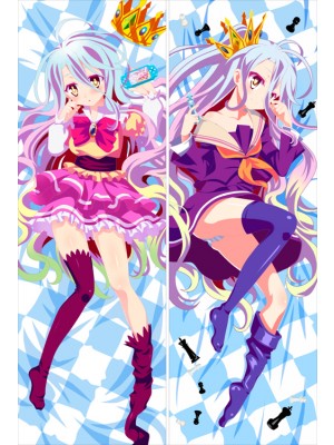 No Game No Life Shiro Anime Dakimakura Japanese Pillow Cover 