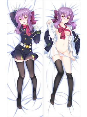Seraph of the End Shinoa Hiiragi Anime Dakimakura Japanese Pillow Cover 