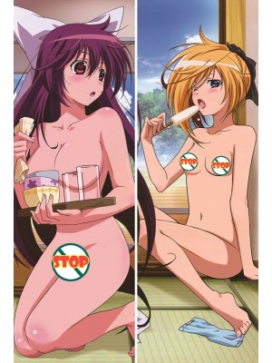 Samurai Harem: Asu no Yoichi Tsubasa Tsubame + Ayame Ikaruga Anime Dakimakura Japanese Pillow Cover 