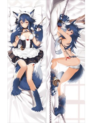 Granblue Fantasy Magic Wolf Fenrir Anime Dakimakura Pillow Cover