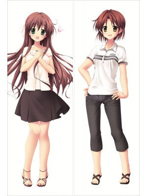 Aqua Nazuna Hiiragi + Chika Nonomiya Anime Dakimakura Japanese Pillow Cover 