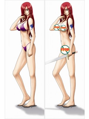 fairy tail - Erza Scarlet Anime Dakimakura Japanese Pillow Cover