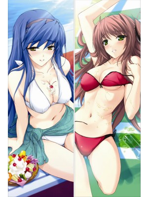 Pastel Chime Continue - Pascha C++'s Fandisc Rina Rindou + Saika S Farnese Anime Dakimakura Japanese Pillow Cover 