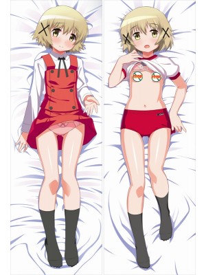 Hidamari Sketch Yuno Anime Dakimakura Japanese Pillow Cover 