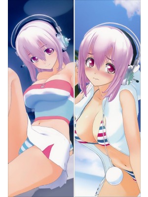 Super Sonico Anime Dakimakura Body Pillow Cover 