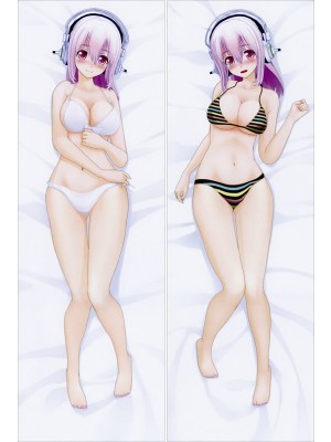 Super Sonico Anime Dakimakura Body Pillow Cover 