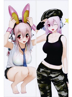 Super Sonico Anime Dakimakura Body Pillow Cover 