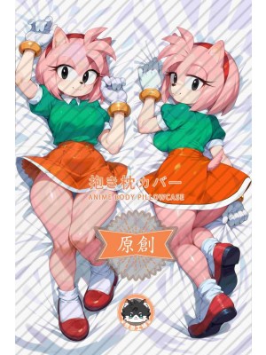 Sonic the Hedgehog Amy Rose Furry Anime Dakimakura Body Pillow Cover