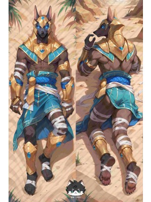 League of Legends Nasus Furry Anime Dakimakura Body Pillow Cover