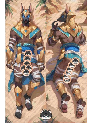 League of Legends Nasus Furry Anime Dakimakura Body Pillow Cover