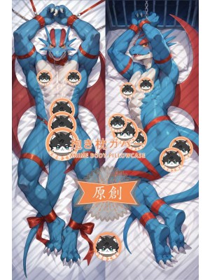 Pokémon Salamence Anime Dakimakura Body Pillow Cover