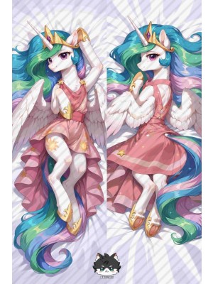 My Little Pony: Friendship Is Magic Princess Celestia Anime Dakimakura Body Pillow Cover