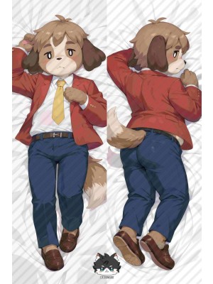Animal Crossing Shizue Isabelle Furry Anime Dakimakura Body Pillow Cover